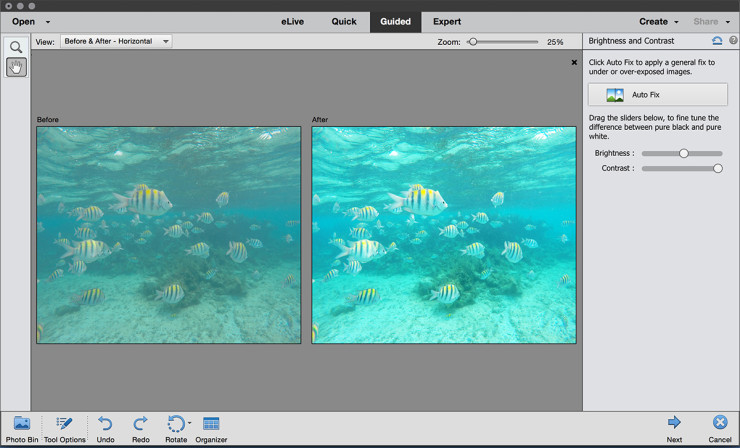 compare adobe photoshop elements 14 and elements 15