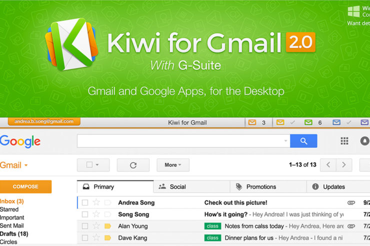 Kiwi for Gmail 2.0.6 download free