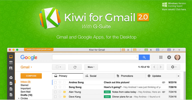 kiwi for gmail cache osx